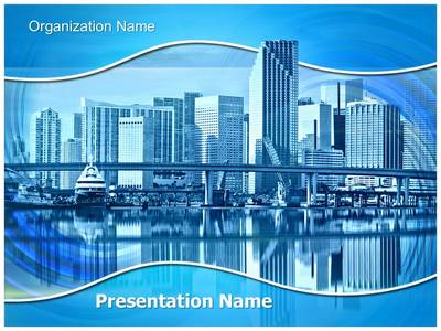 Industry Building Agglomeration Editable PowerPoint Template