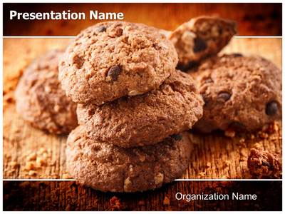 Chocolate Cookies Editable PowerPoint Template