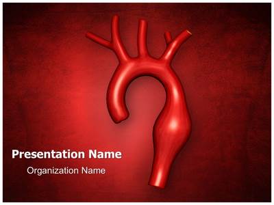 Aortic Aneurysm Editable PowerPoint Template