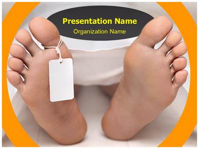 Pathology Dead Body Editable PowerPoint Template