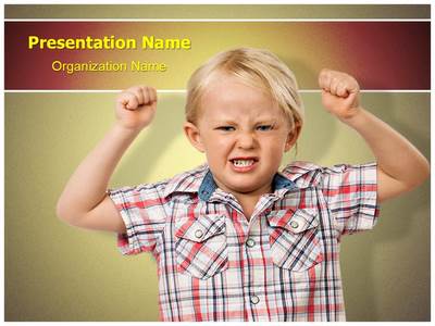 Child Oppositional Defiant Disorder Editable PowerPoint Template