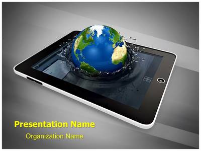 Tab Global Communication Editable PowerPoint Template