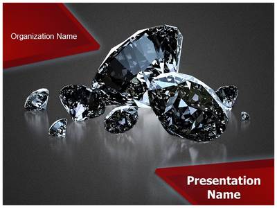 Shiny Diamonds Editable PowerPoint Template