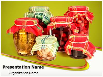 Jar Preserving Editable PowerPoint Template