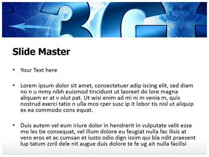 3G Technology Free Ppt Template Slide1