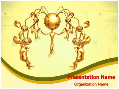 Brain Drain Editable PowerPoint Template