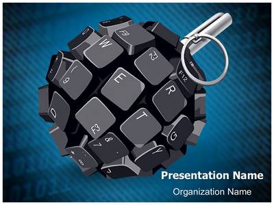 Cyber Terrorism Editable PowerPoint Template