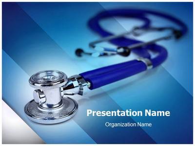 Medical Stethoscope Editable PowerPoint Template