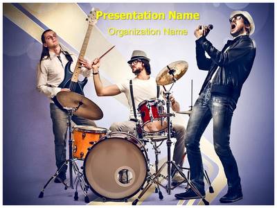 Musical Band Editable PowerPoint Template