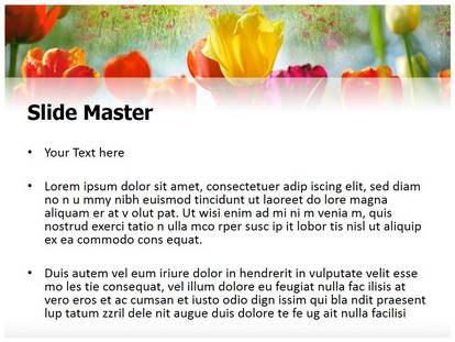 Nature Flowers Free Ppt Template Slide1