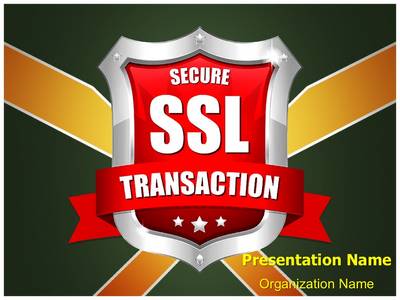 SSL Secure Transaction Editable PowerPoint Template