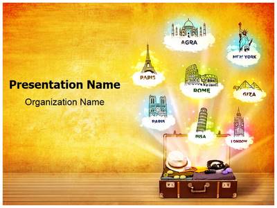 World Tourist Places Editable PowerPoint Template