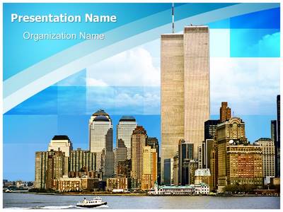 World Trade Center Editable PowerPoint Template