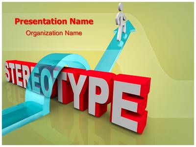 Overcoming Stereotyping Editable PowerPoint Template
