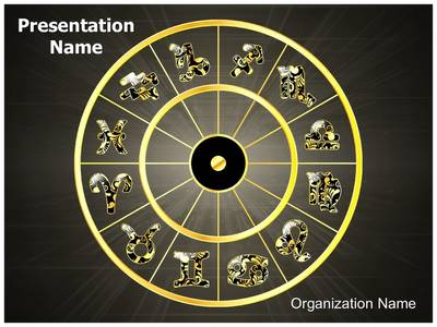 Zodiac Signs Editable PowerPoint Template