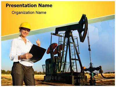 Engineer Oilfield Editable PowerPoint Template