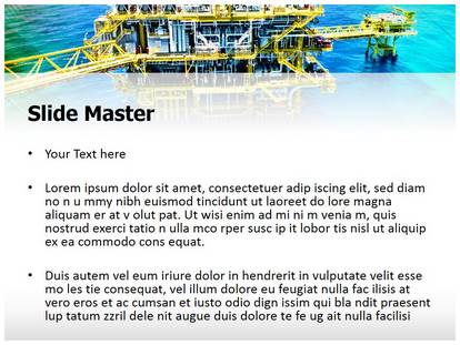 Oil Refinary Free Ppt Template Slide1