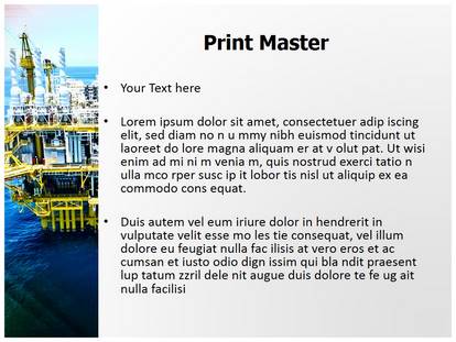 Oil Refinary Free Ppt Template Slide1