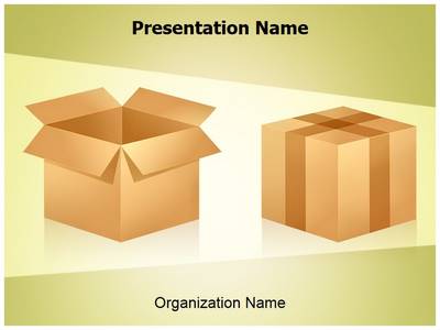 Merchandise Shipping Editable PowerPoint Template