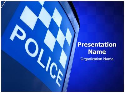 Police Station Editable PowerPoint Template