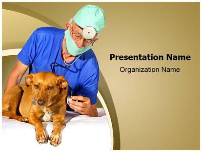 Free Veterinarian Medical PowerPoint Template For Medical PowerPoint Presentations