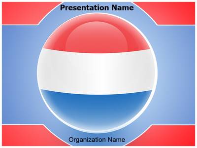 Netherlands Flag Icon Editable PowerPoint Template