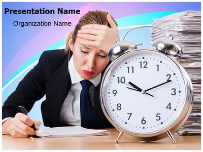 Career Deadline Employee Editable PowerPoint Template