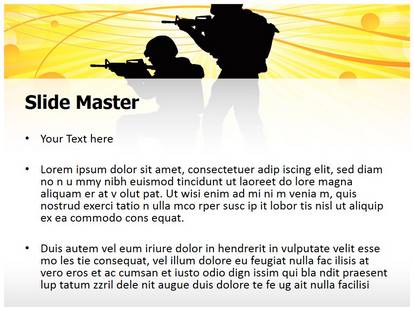Professional Military Soldiers War Editable PowerPoint Template