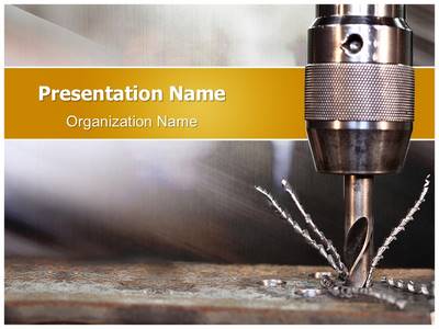 Drill Machine Editable PowerPoint Template