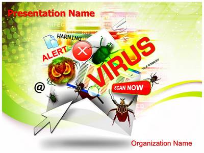 Email Virus Editable PowerPoint Template