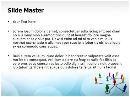 People Network Free Ppt Template Slide1