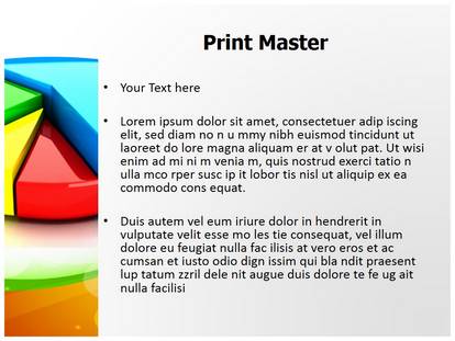 Pie Chart Free Ppt Template Slide1