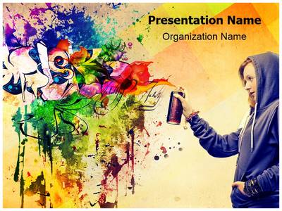 Graffiti Editable PowerPoint Template