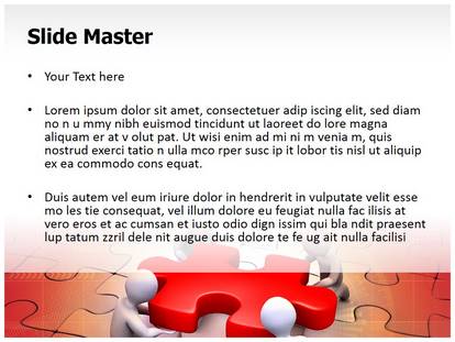 Puzzle Free Ppt Template Slide1