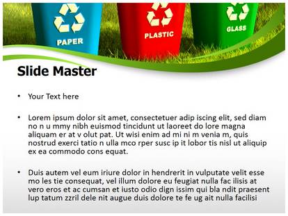 Recycling Free Ppt Template Slide1