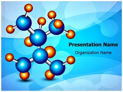 Molecule Structure Editable PowerPoint Template