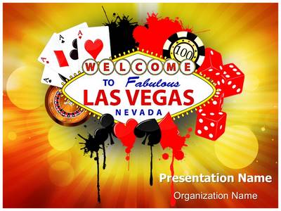 Las Vegas Casino Editable PowerPoint Template