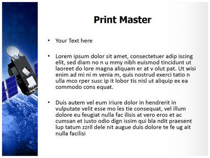 Satellite Free Ppt Template Slide1
