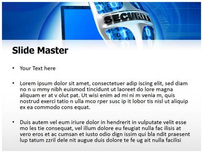 Security Shield Free Ppt Template Slide1