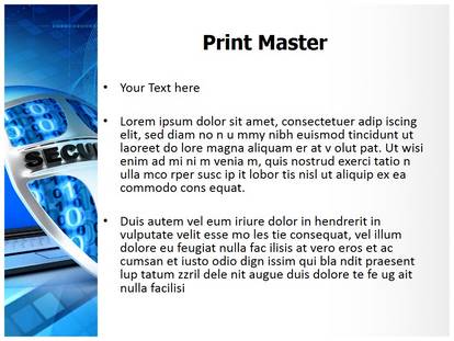 Security Shield Free Ppt Template Slide1