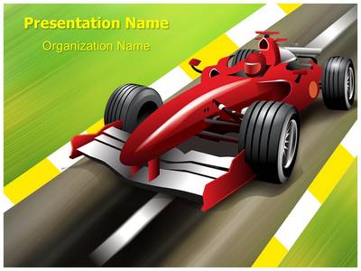 Formula 1 Grand Prix Editable PowerPoint Template