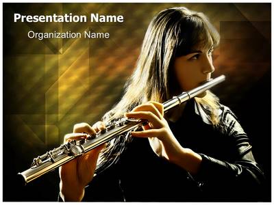 Flutist Editable PowerPoint Template