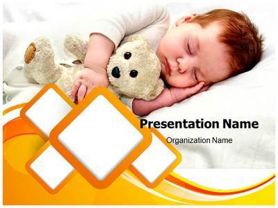 Sleeping Innocence Editable PowerPoint Template
