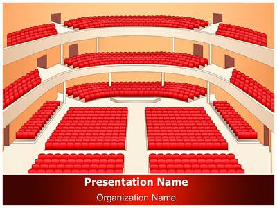 Theater Hall Interior Editable PowerPoint Template