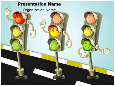 Traffic Signs Traffic Rules Editable PowerPoint Template