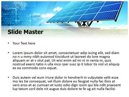 Solar Panel Free Ppt Template Slide1