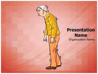 Old Age Parkinson Disease Editable PowerPoint Template