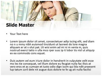 Workplace Stress Free Ppt Template Slide1