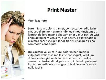 Workplace Stress Free Ppt Template Slide1