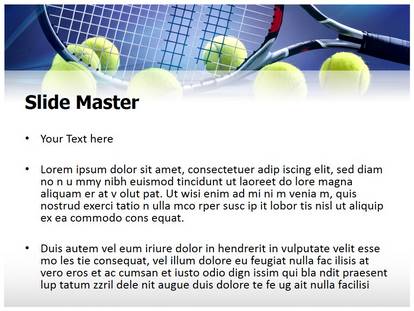 Free Tennis Racket Medical Medical PowerPoint Template for Medical PowerPoint Presentations